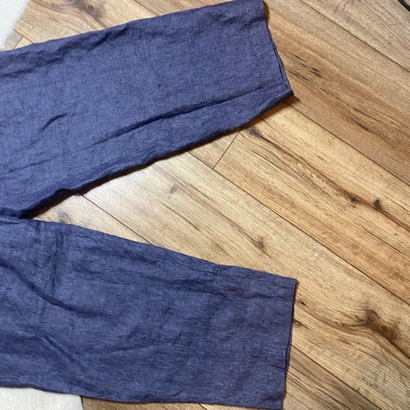 Poetry 100% linen cropped pants - Picture 2 of 9